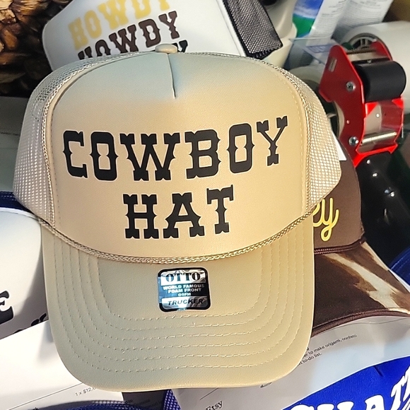 OTTO Accessories - Cowboy hat trucker hat